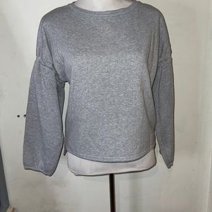 Ob•sess Womens Plus size Petite XXl Grey Sweater